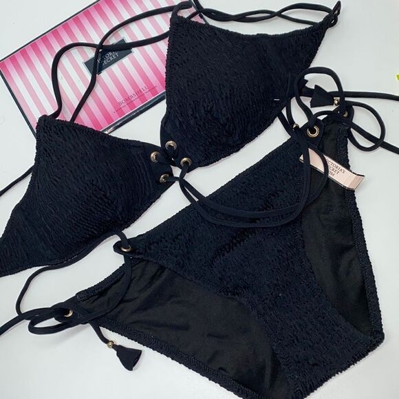 🔥VICTORIA SECRET SWIMSUIT 2pc Medium push-up // Medium New #2 - Picture 1 of 7